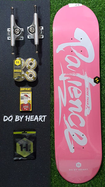 DBH - 8.0" Patience Pink Complete Skateboard