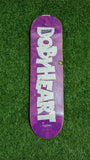 DBH - 7.0" Radley White On Purple Kids Skateboard Deck