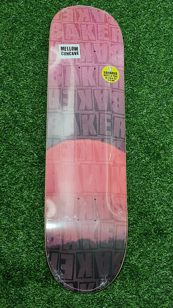 Baker Skateboard Deck Logo Veneers B2 Pink 8.25 Cm Quasi Worldwide