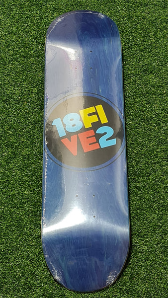 18FIVE2 - 8.25" Blue OG Big Logo Skateboard Deck