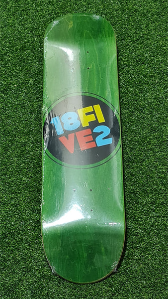 18FIVE2 - 8.125" Green OG Big Logo Skateboard Deck