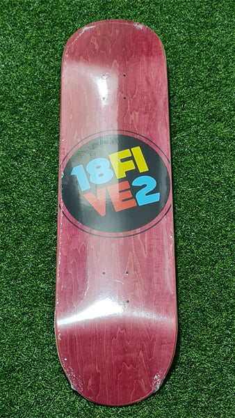 18FIVE2 - 8.25" Red OG Big Logo Skateboard Deck