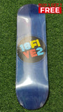 18FIVE2 - 8.25" Blue OG Big Logo Skateboard Deck