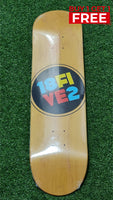 18FIVE2 - 8.125" Yellow OG Big Logo Skateboard Deck