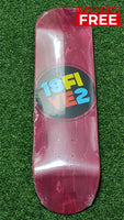 18FIVE2 - 8.125" Red OG Big Logo Skateboard Deck