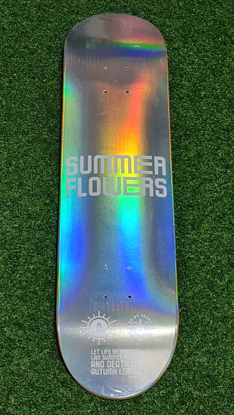 DBH - 8.0" Summer Flowers Foil Skateboard Deck