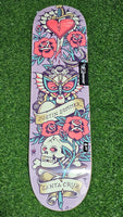Santa Cruz - 8.25" Justin Sommer Tattooed VX Everslick Skateboard Deck