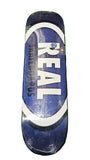 Real - 7.75" Overspray Oval Blue Skateboard Deck