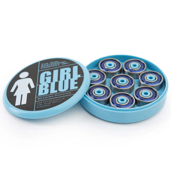 Girl - ABEC 3 Blue Skateboard Bearings