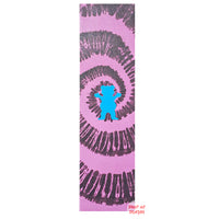 Grizzly - Blue Bear Pink Spiral Skateboard Griptape
