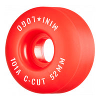 Mini Logo - 52MM 101A C-Cut Red Skateboard Wheels