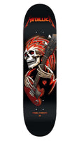 Powell Peralta X Metallica - 8.25" Black Flight Skateboard Deck