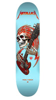 Powell Peralta X Metallica - 8.5" Blue Flight Skateboard Deck