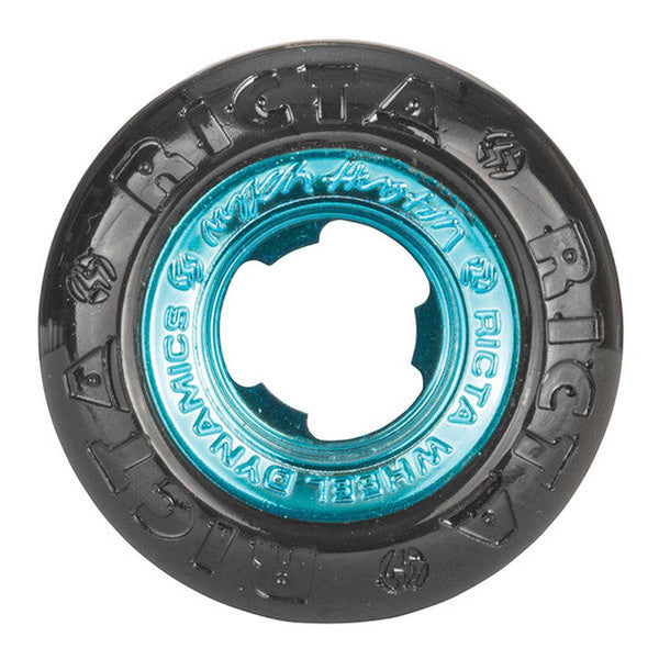 Ricta - 50MM 81B Nyjah Huston All Star Chrome Cores Teal Skateboard Wheels