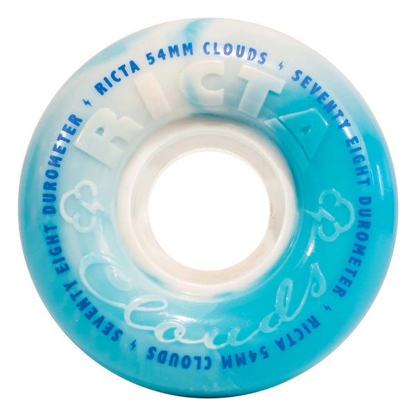 Ricta - 54MM 78A Clouds Blue Swirl Skateboard Wheels