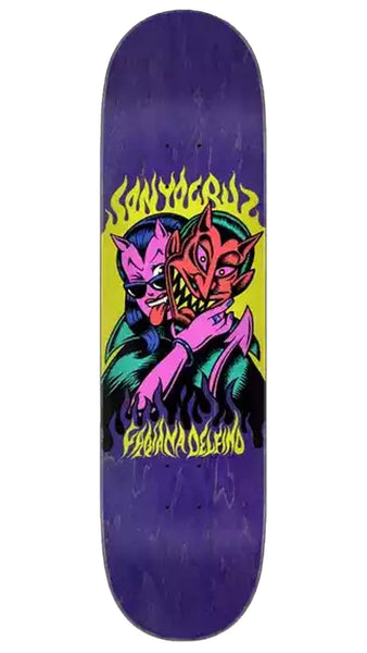 Santa Cruz - 8.25" Fabiana Delfino Devil VX Skateboard Deck