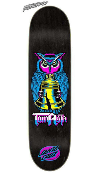 Santa Cruz - 8.0" Tom Asta Night Owl Powerply Skateboard Deck