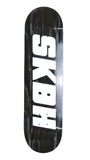 SKBH 8.25" Logo Black Skateboard Deck