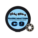 SKBH Dark Matter C9 Black skateboard/longboard Ceramic bearings