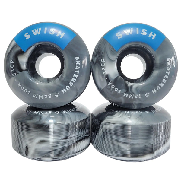 SKBH - 52MM 100A Black Swish Skateboard Wheels