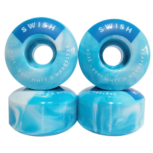SKBH - 52MM 100A Blue Swish Skateboard Wheels