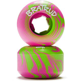OJ - 45MM Swamp Pink & Green Swirled Skateboard Wheels
