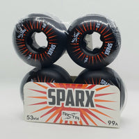 Ricta - 53MM 99A Sparx Black Skateboard Wheels