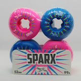 Ricta - 52MM 99A Sparx Pink And Blue Skateboard Wheels