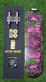 DBH - 8.0" Garden Pink Green Complete Skateboard