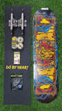 DBH - 8.0" Garden Yellow Blue Complete Skateboard