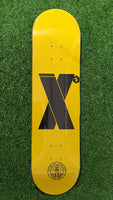DBH - 8.0" X Black And Yellow Skateboard Deck