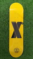 DBH - 8.0" X Black And Yellow Skateboard Deck