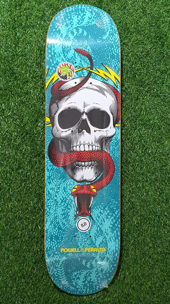 Powell Peralta - 8.0" Skull & Snake Blue Skateboard Deck