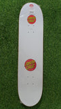 Santa Cruz - 8.0" Classic Dot White Skateboard Deck