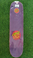 Santa Cruz - 8.0" Rad Dot Melting Skateboard Deck