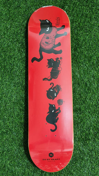 DBH x Emily The Strange - 8.0" Mr Cat Skateboard Deck