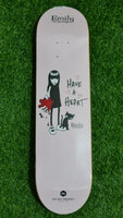 DBH x Emily The Strange - 8.0" Have A Heart Skateboard Deck