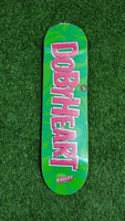 DBH - 7.5" Radley Pink On Green Kids Skateboard Deck