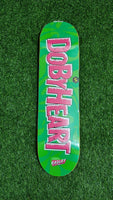 DBH - 7.5" Radley Pink On Green Kids Skateboard Deck