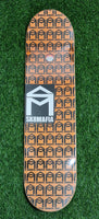 SK8MAFIA - 8.0" House Logo Black White Checkerboard Skateboard Deck