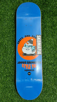 SK8MAFIA - 8.0" Skate And Scratch Javier Sarmiento Snowman Skateboard Deck