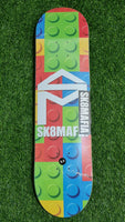 SK8MAFIA - 8.0" Lego House Logo Skateboard Deck