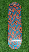 Santa Cruz - 8.25" Screaming Hands All Over Skateboard Deck