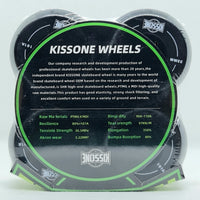Kissone - 53MM 101A Green Tooth Skateboard Wheels