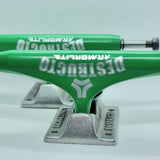 Destructo - 5.25" / 7.875" Armorlite Green Skateboard Trucks