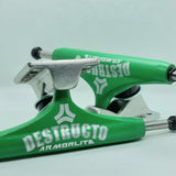 Destructo - 5.25" / 7.875" Armorlite Green Skateboard Trucks