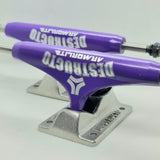 Destructo - 5.25" / 7.875" Armorlite Purple Skateboard Trucks