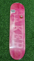 Baker - 8.0" Theotis Beasley Ribbon Pink Veneer Skateboard Deck