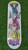 DBH - 8.0" Xibin Sanbu Rabbits Skateboard Deck