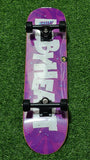 DBH - 7.5" Radley White On Purple Kids Skateboard Deck